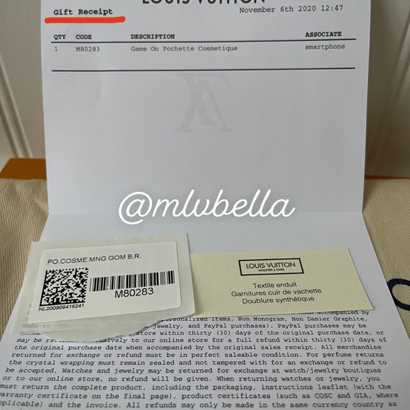 ❌SOLD❌Louis Vuitton Game On Cosmetic Pouch - Picture 7 of 7